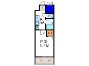 ｾﾚｯｿｺ-ﾄ京都御所西（７０５）の物件間取画像